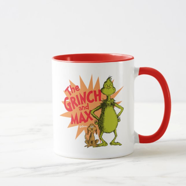 Caneca Grinch | Grinch & Max Starburst (Direita)