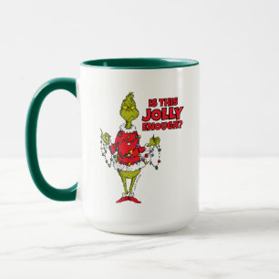 Caneca Grinch "Isso é Alegre o Suficiente?"