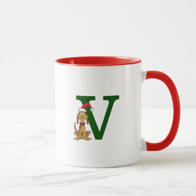 Caneca Grinch Máximo Clássico | Monograma V (Direita)
