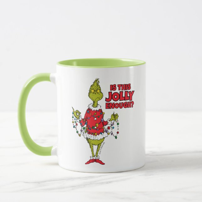 Caneca Grinch | "Será que isto é suficientemente alegre?" (Esquerda)