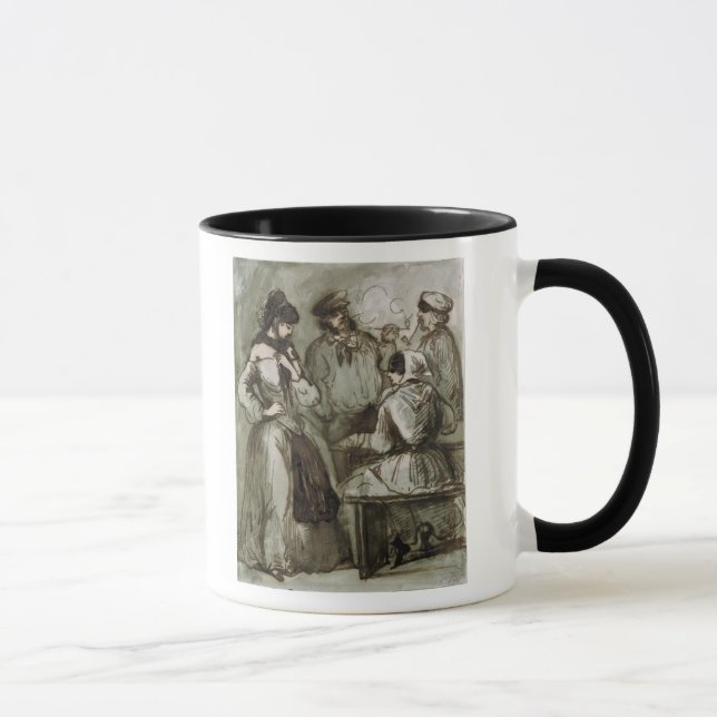 Caneca Grisettes e trabalhadores (Direita)