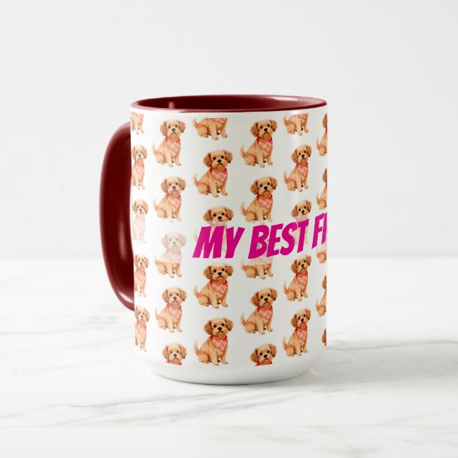 Caneca Grooming Pet Personalized Luxury Modern Collection (Frente Esquerda)