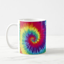 Caneca Groovy do estilo do Hippie da tintura do