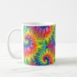 Caneca Groovy do estilo do Hippie da tintura do