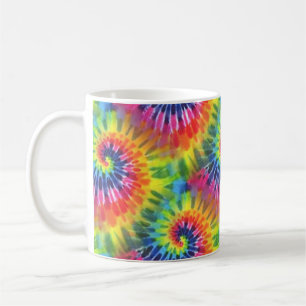 Caneca Groovy do estilo do Hippie da tintura do