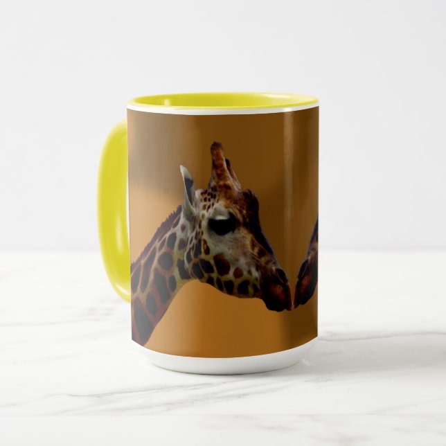 Caneca Groovy Giraffe A Go Go, (Frente Esquerda)