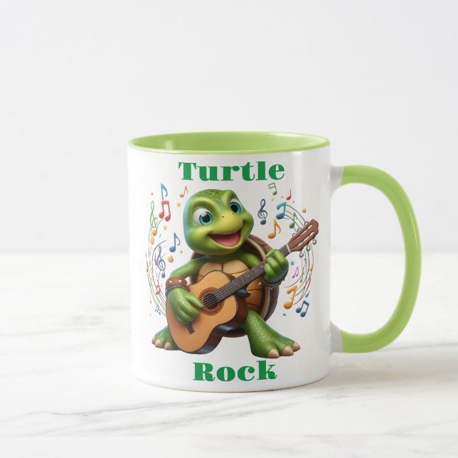 Caneca Groovy Turtle Jamming Out (Direita)