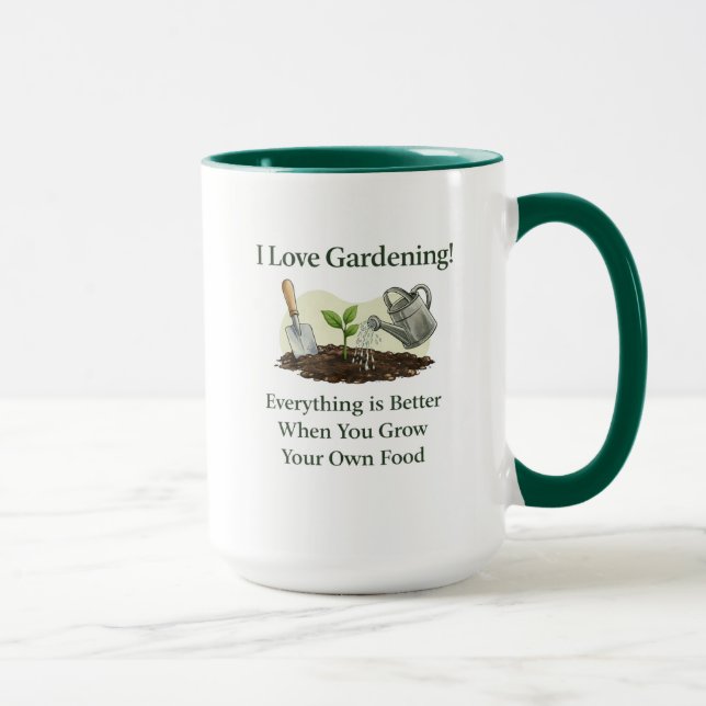 Caneca  Grow Your Own Food  (Direita)