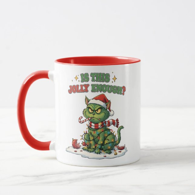 Caneca Grumpy Christmas Cat (Esquerda)