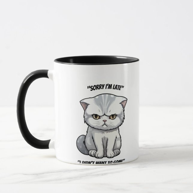 Caneca Grumpy Introduvert Cat (Esquerda)