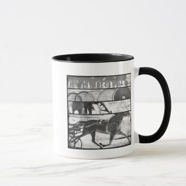 Caneca Grunge da competência de chicote de fios (Direita)