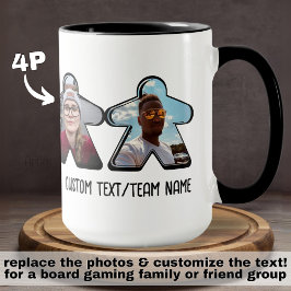 Caneca Grupo de Jogo de Fotografia Personalizado 4P