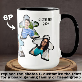 Caneca Grupo de Jogo de Fotografia Personalizado 6P