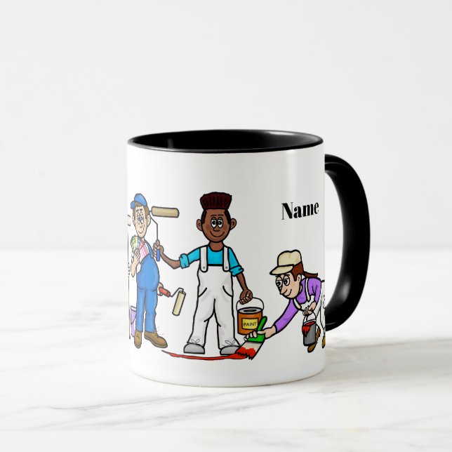 Caneca Grupo de Pintores Profissionais (Frente Esquerda)
