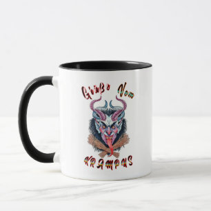 Caneca Grüße Vom Krampus Yule Devil Krampusnacht