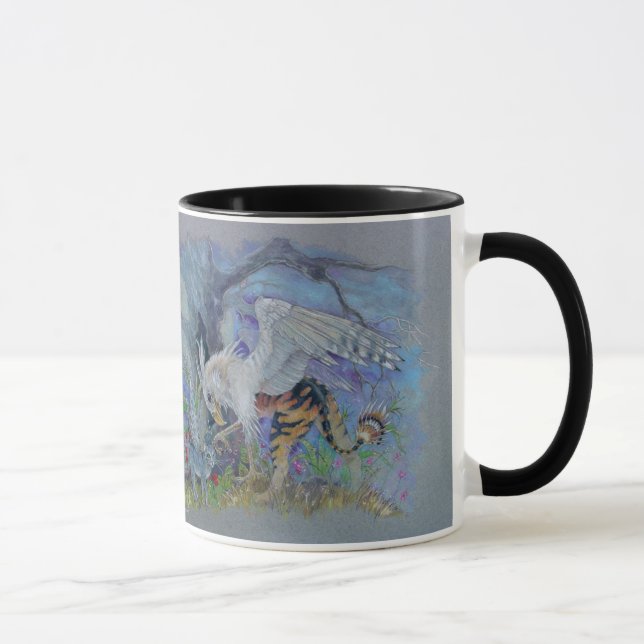 Caneca - Gryphon & o gato feericamente (Direita)