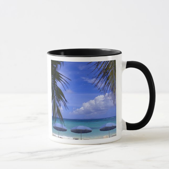 Caneca guarda-chuvas na praia, Rua. (Direita)