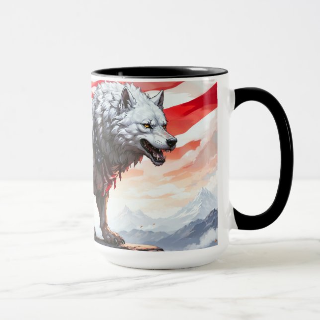 Caneca Guardião da Liberdade: O Lobo Patriótico (Direita)