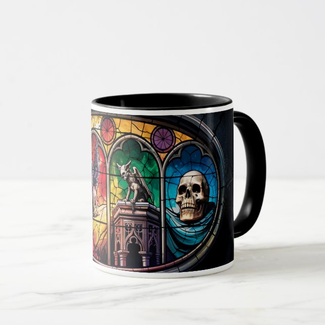 Caneca Guardiões Góticos do Portão (Frente Esquerda)