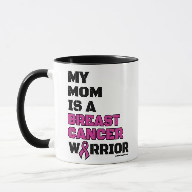 Caneca Guerreiro/Bloqueio/Mãe...Cancer de Mama (Esquerda)