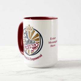 Caneca Guerreiro Cristão Empoderado Lucas 10 19 Protegido