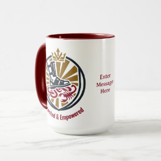 Caneca Guerreiro Cristão Empoderado Lucas 10 19 Protegido