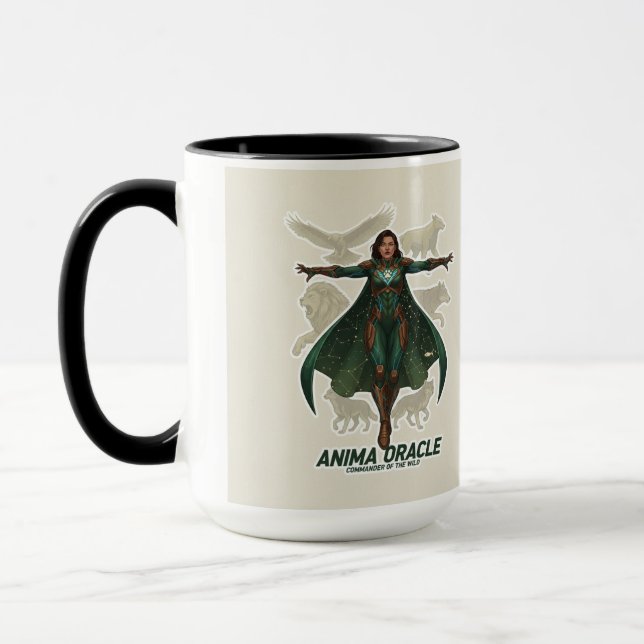 Caneca “Guerreiro do Oráculo Anima | Mentalidade de Merca (Esquerda)