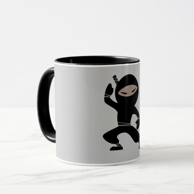 Caneca Guerreiro Ninja (Frente Esquerda)
