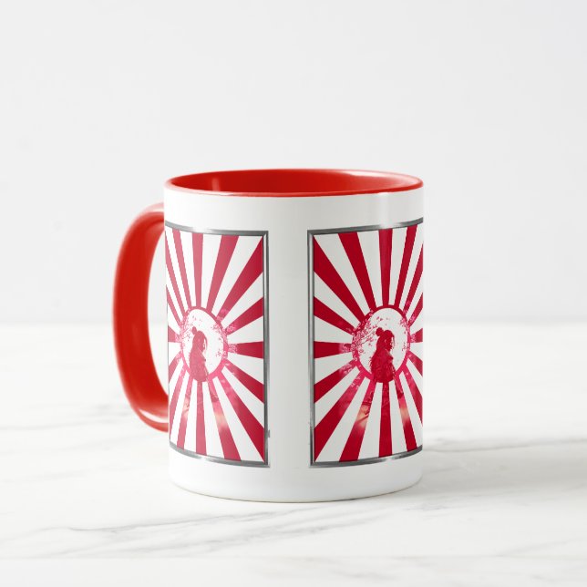 Caneca Guerreiro Samurai (Frente Esquerda)
