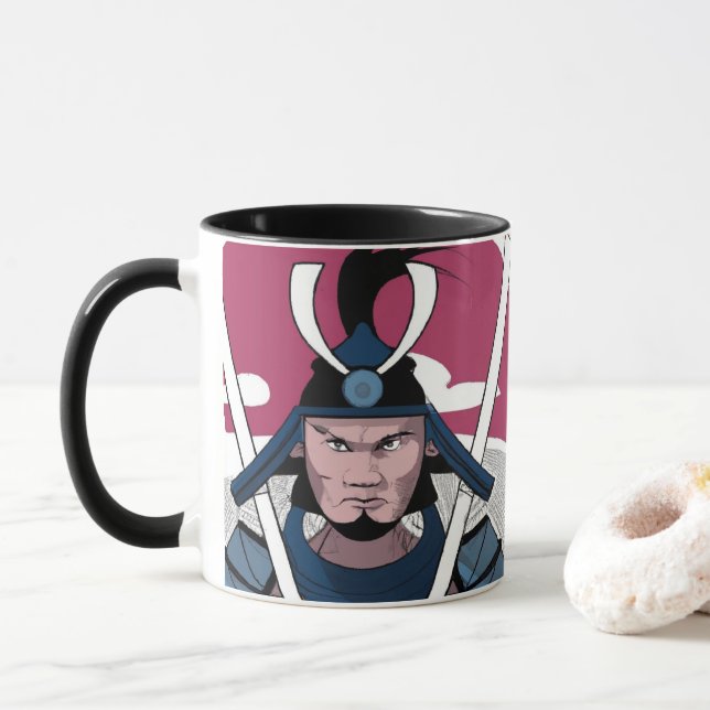 Caneca Guerreiro Samurai (Com Donut)