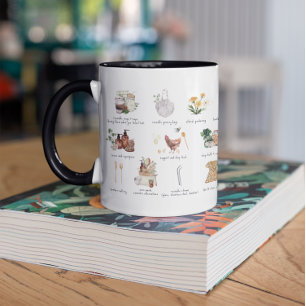 Caneca Guia Eco de Estilo de Vida Sustentável Zero Resí