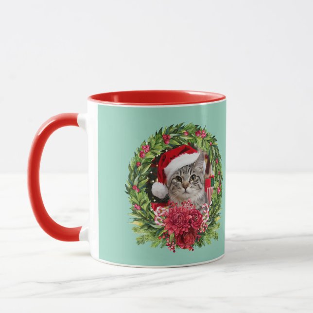 Caneca Guirlanda de Gato Malhado (Esquerda)