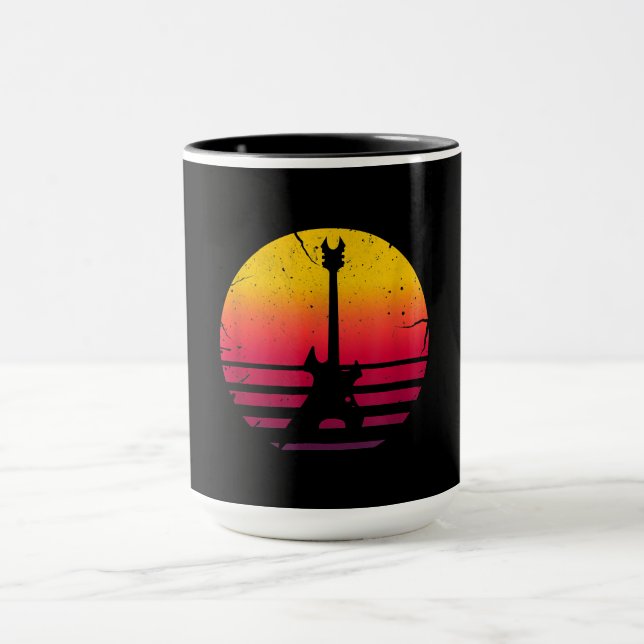 Caneca Guitar Sunset Electric Rock Lover (Centro)