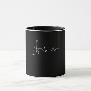 Caneca Guitarra Acústica Batida Legal Presente Para Violã