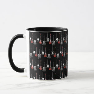 Caneca Guitarras Elétricas Legais para Presente de Amante