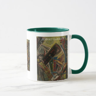Caneca guitarrista abstrato III