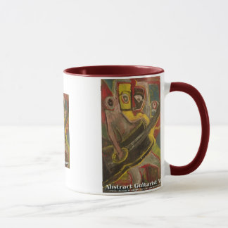Caneca guitarrista abstrato VI