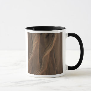 Caneca Gullies na Borda da Cratera Hale, Marte