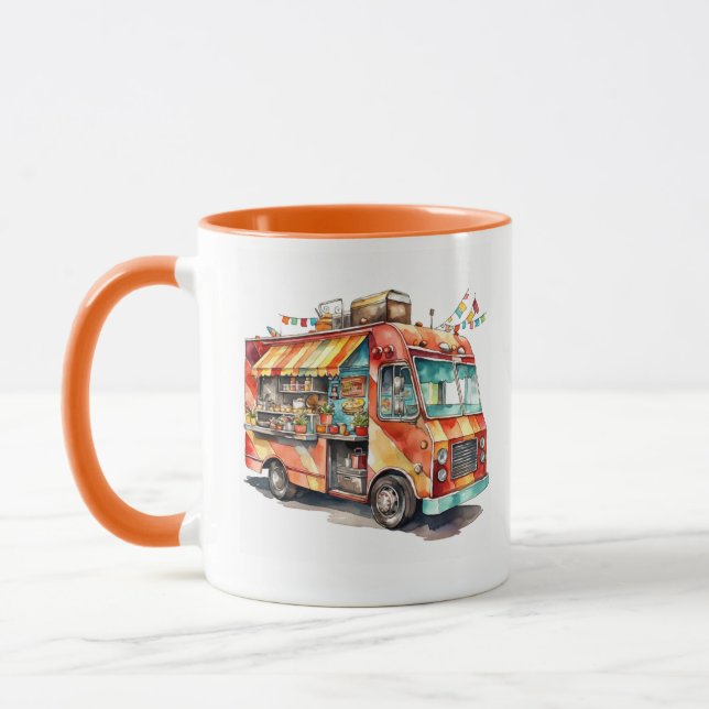 Caneca guloseima especial de caminhão de comida (Esquerda)