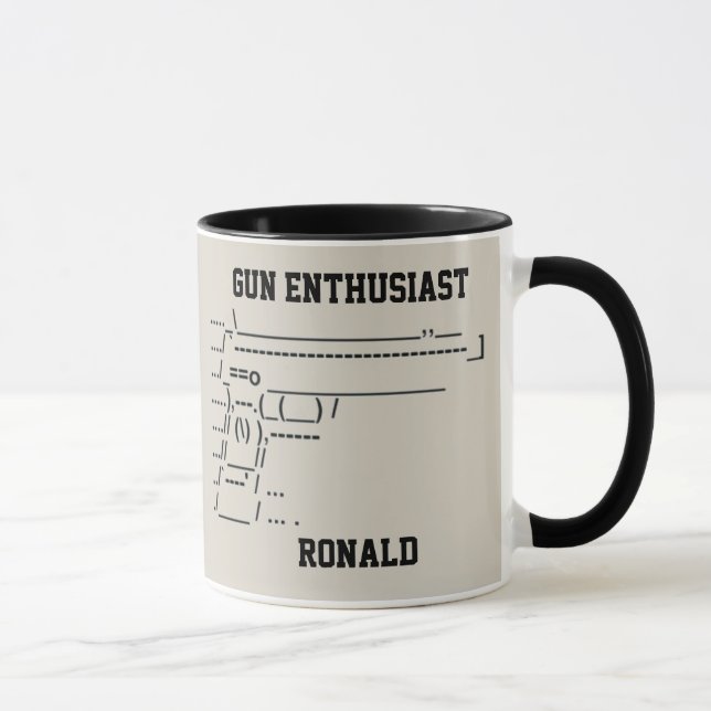 Caneca Gun Entusiasta Symobol (Direita)