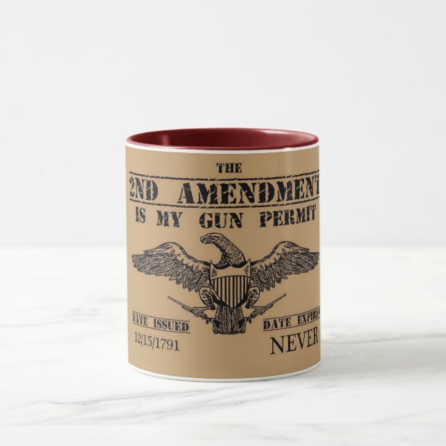 CANECA GUN PERMIT 2ND AMENDMENT   (Centro)