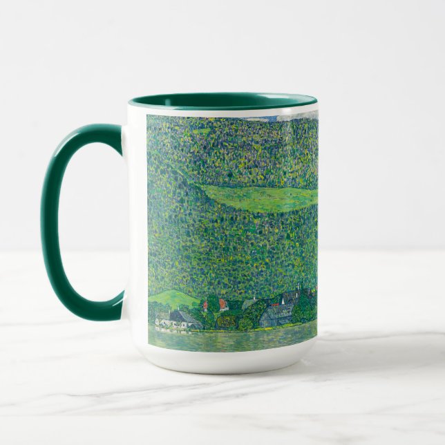 Caneca Gustav Klimt - Litzlberg am Attersee (Esquerda)