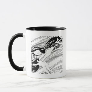 Caneca Gustav Klimt - Sangue de Peixe Arte Japonesa Surre
