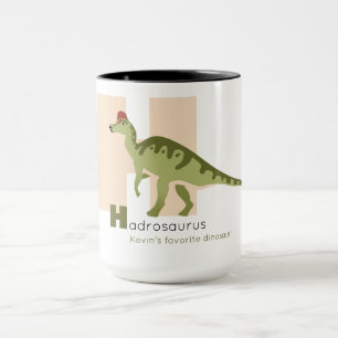 Caneca H como Hadrosaurus Mug