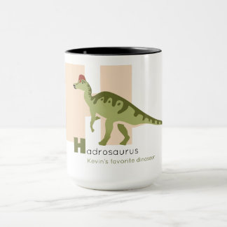 Caneca H como Hadrosaurus Mug