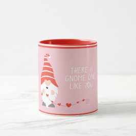 Caneca Há Um Gnomo Como Você Rosa Vermelha