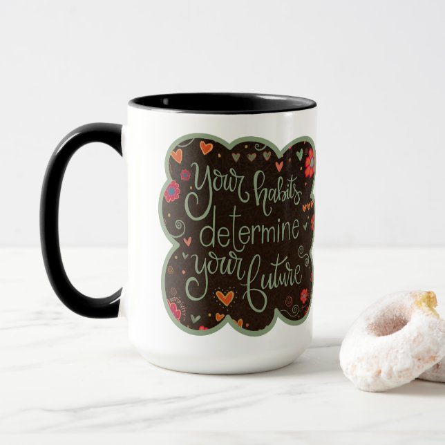Caneca Hábita Futura Cota Inspirividade Café Mug (Com Donut)
