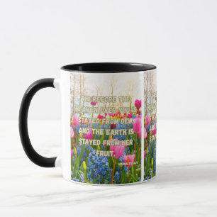 Caneca Haggai 1:10 KJV Bíblia Verso Christian Devotion Pi