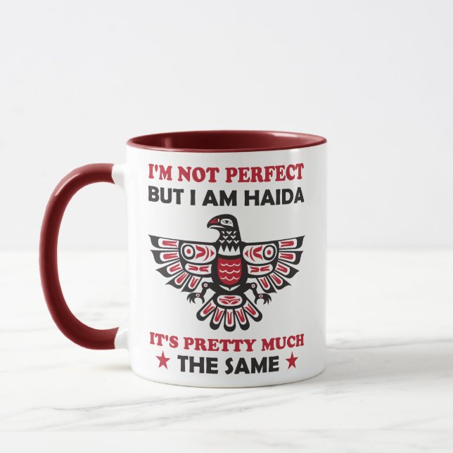 Caneca Haida Eagle Haida Nation Native Pride Ideias Gift (Esquerda)