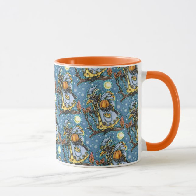 CANECA HALLOWEEN BLACKBIRD ASSISTENTE, HALLOWEEN RAVEN (Direita)